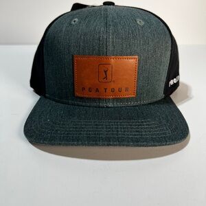 PGA Tour Gray and Black Cap